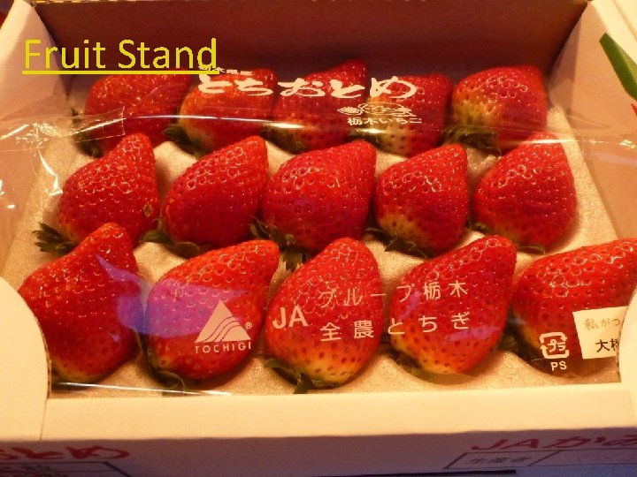 Fruit Stand 