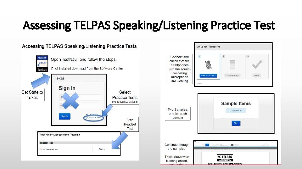 Assessing TELPAS Speaking/Listening Practice Test 