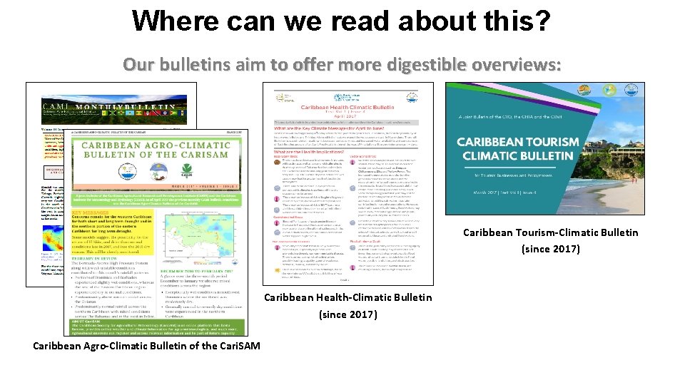 Where can we read about this? Our bulletins aim to offer more digestible overviews: