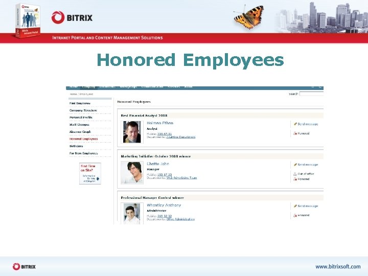 Honored Employees 