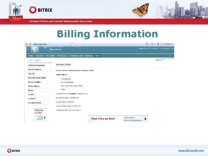 Billing Information 