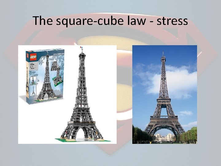 The square-cube law - stress 