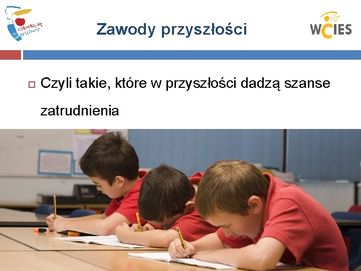 Zawody przyszłości Czyli takie, które w przyszłości dadzą szanse zatrudnienia 