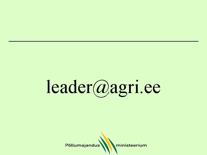 leader@agri. ee 