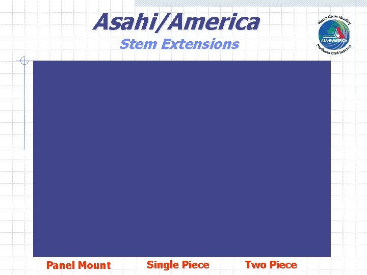 Asahi/America Stem Extensions Panel Mount Single Piece Two Piece 