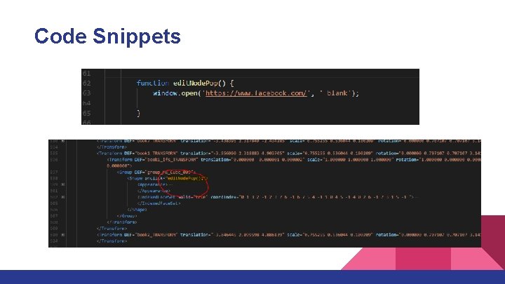 Code Snippets 