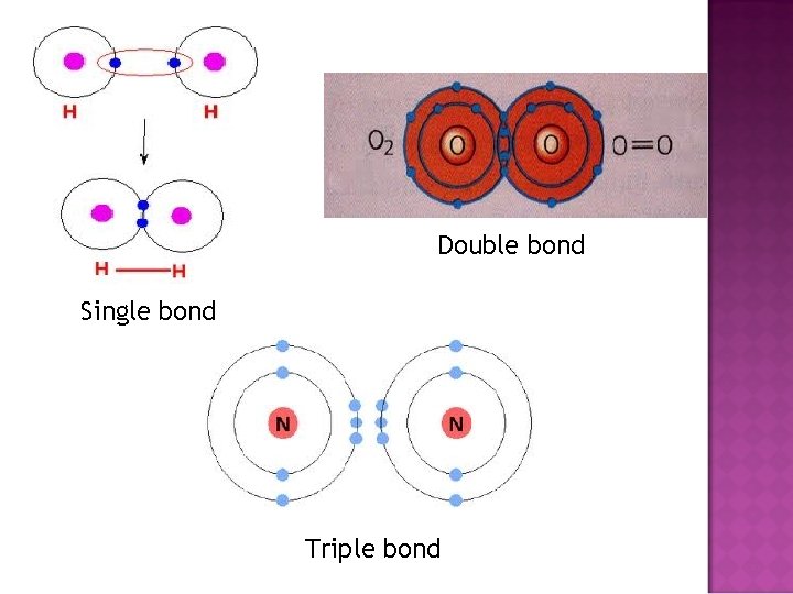 Double bond Single bond Triple bond 