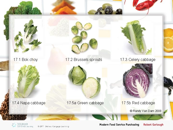 17. 1 Bok choy 17. 4 Napa cabbage 17. 2 Brussels sprouts 17. 5