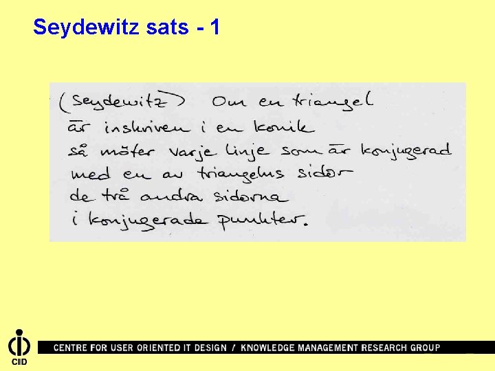 Seydewitz sats - 1 