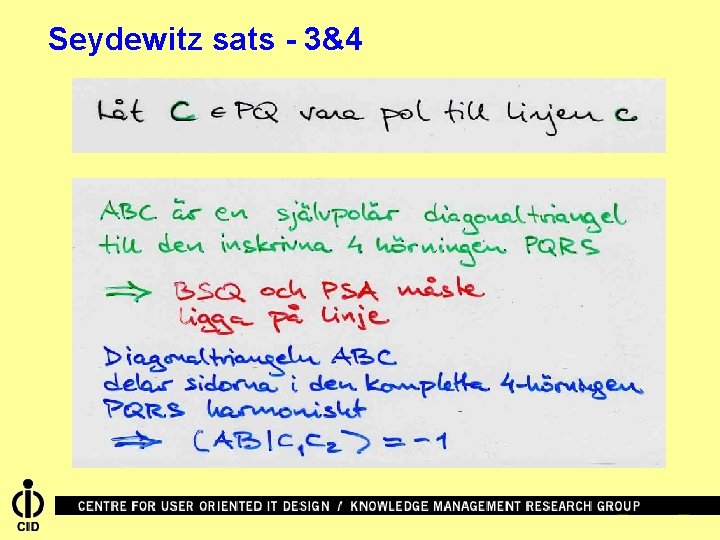 Seydewitz sats - 3&4 