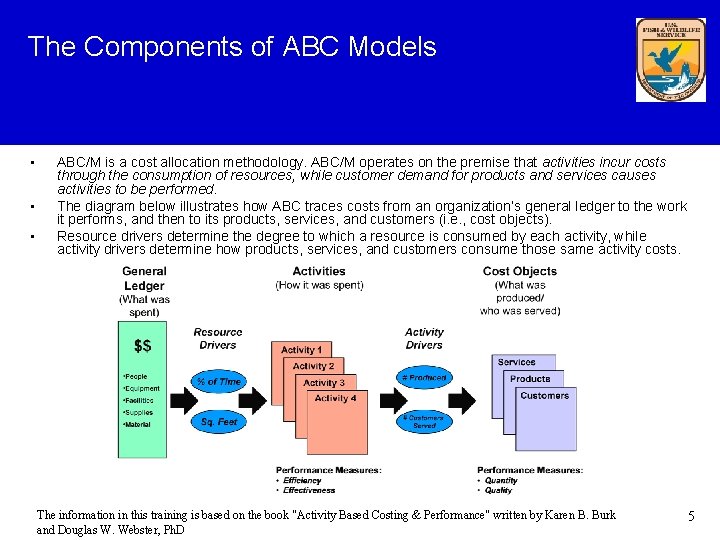 The Components of ABC Models • • • ABC/M is a cost allocation methodology.