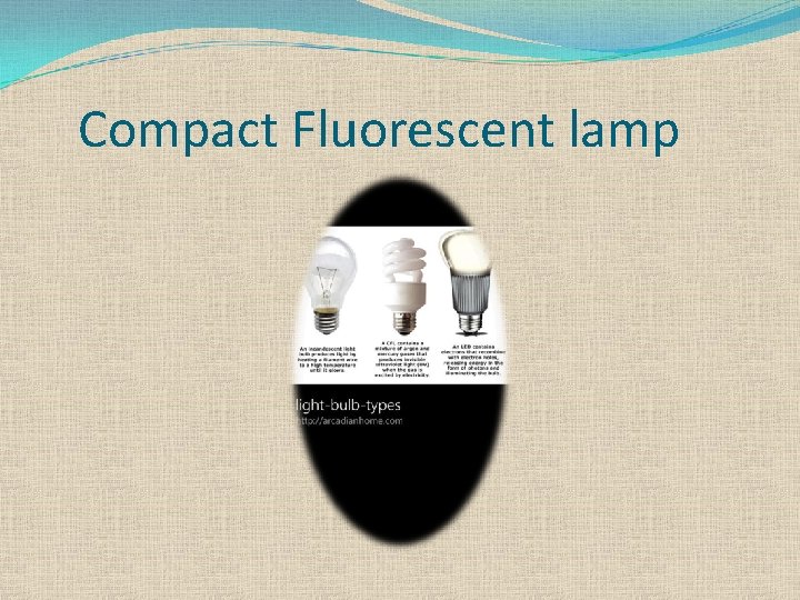 Compact Fluorescent lamp 