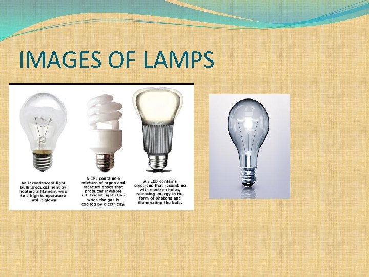 IMAGES OF LAMPS 