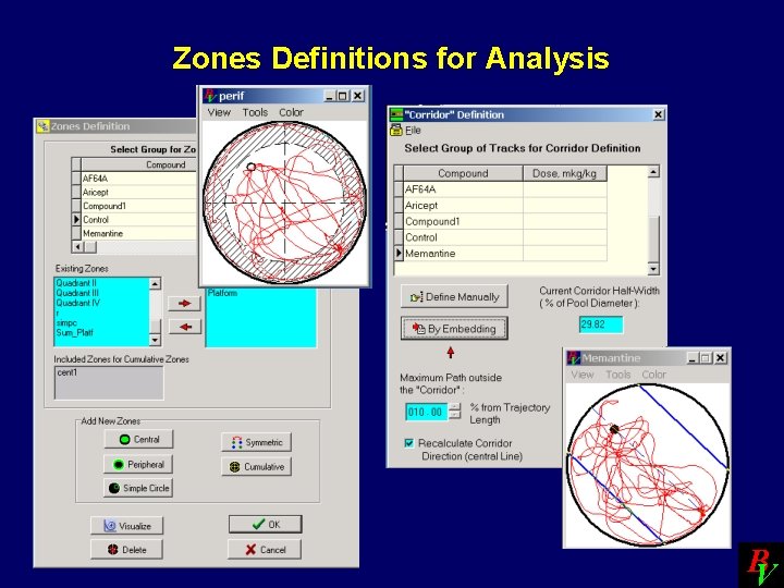 Zones Definitions for Analysis BV 