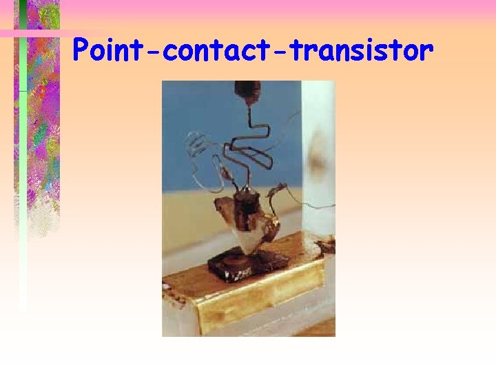 Point-contact-transistor 