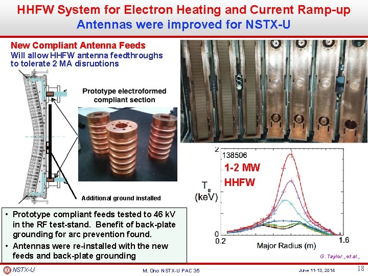 HHFW System for Electron Heating and Current Ramp-up Antennas were improved for NSTX-U New