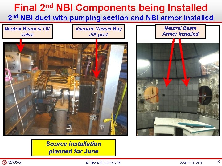 Final 2 nd NBI Components being Installed 2 nd NBI duct with pumping section