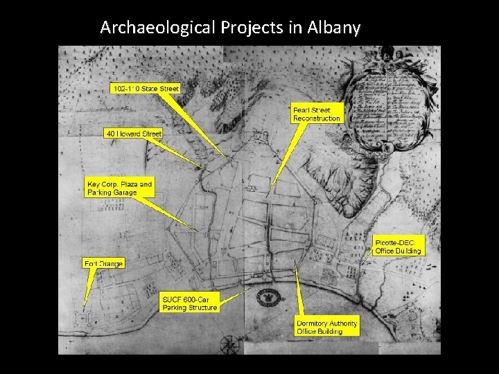 Archaeological Projects in Albany 