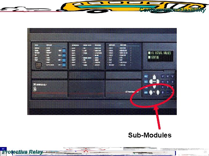 Configuration/Flexibility Sub-Modules Protective Relay 20 