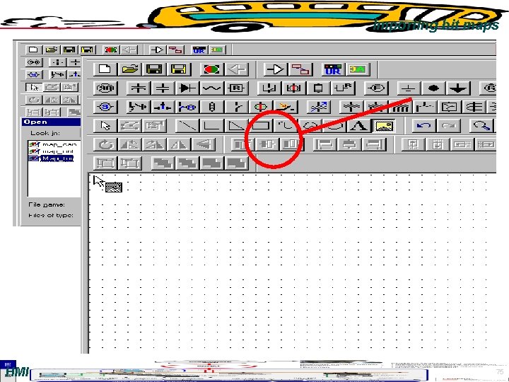 Importing bit maps HMI 75 