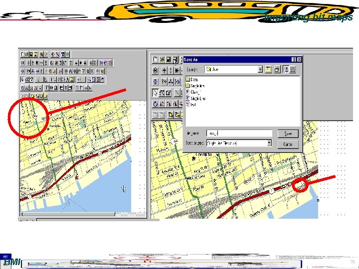 Importing bit maps HMI 76 