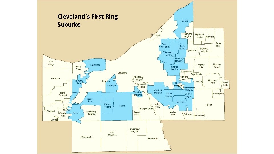 Cleveland’s First Ring Suburbs 