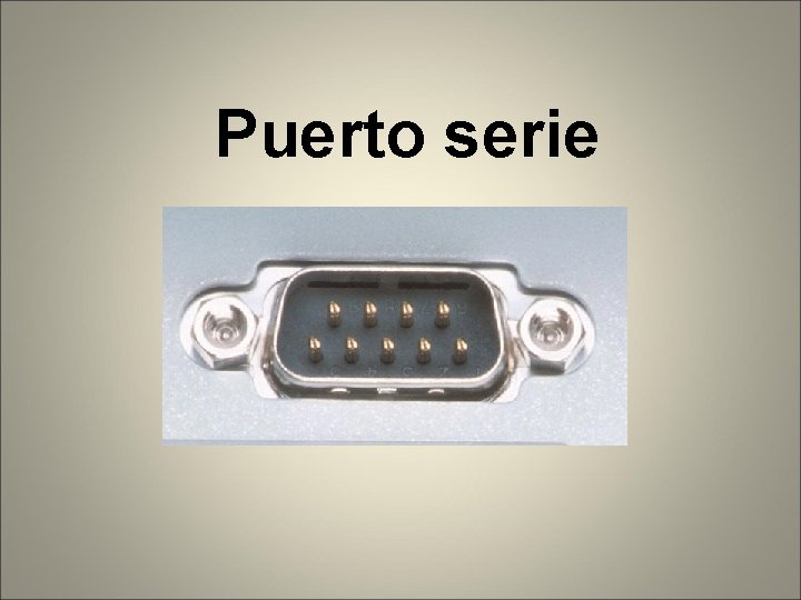 Puerto serie 