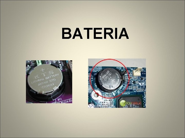 BATERIA BATERIA