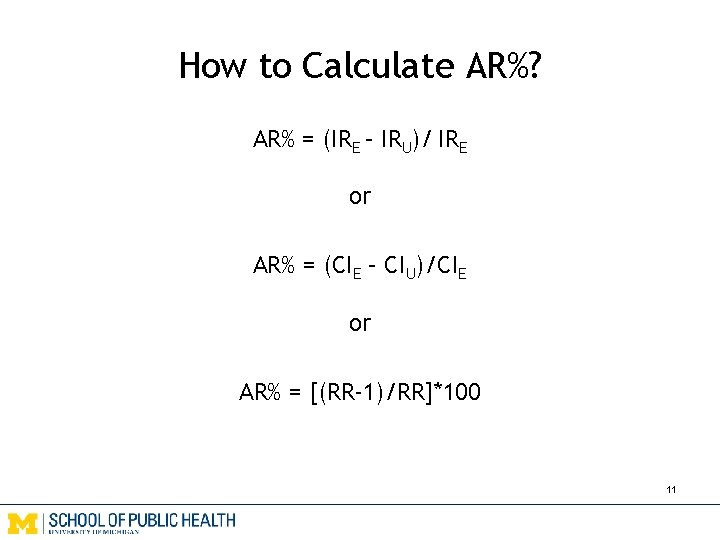 How to Calculate AR%? AR% = (IRE – IRU)/ IRE or AR% = (CIE