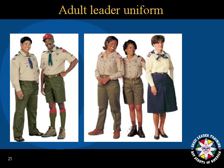 Adult leader uniform 25 