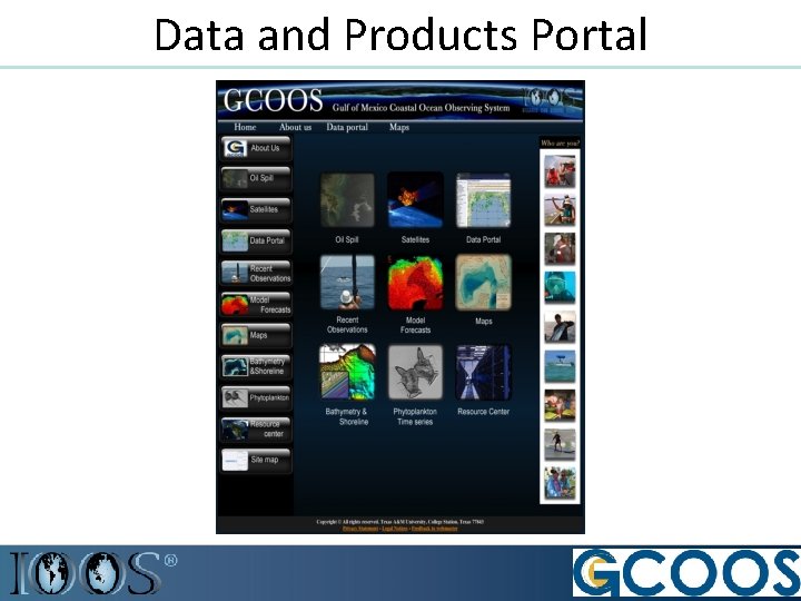 Data and Products Portal 