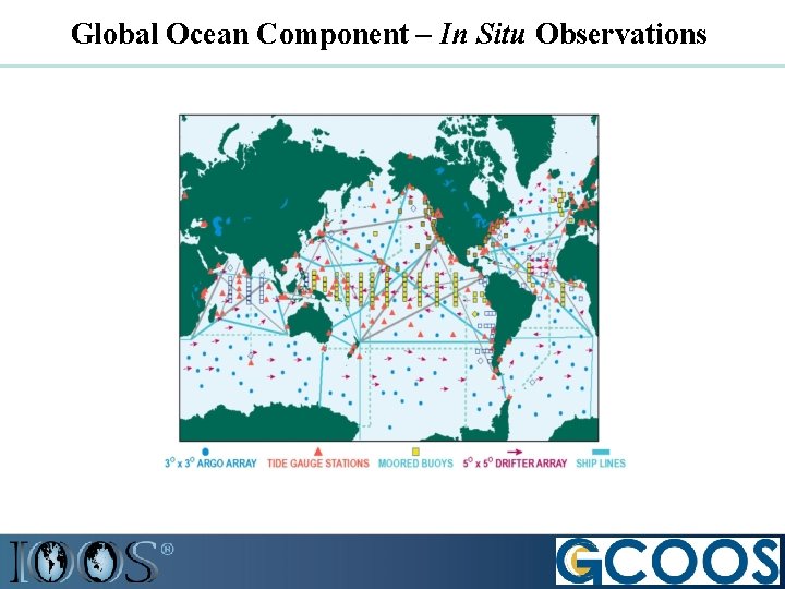 Global Ocean Component – In Situ Observations 