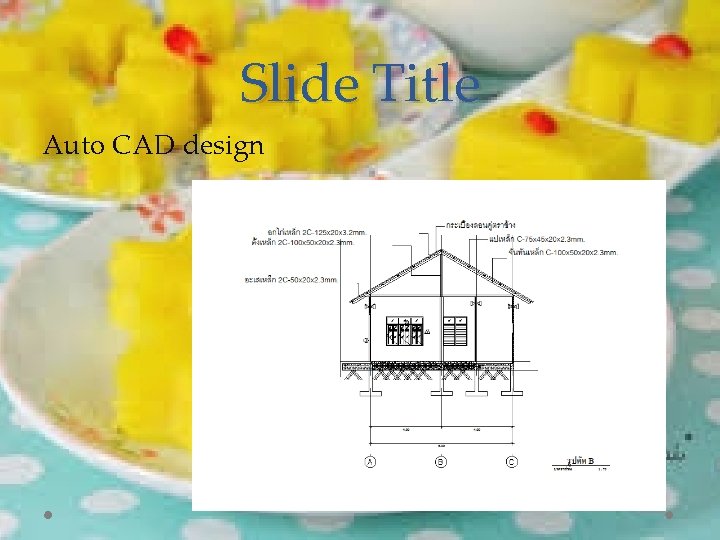 Slide Title Auto CAD design 