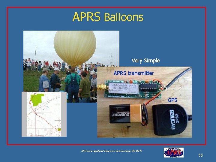 APRS Balloons Very Simple APRS transmitter GPS APRS is a registered trademark Bob Bruninga,