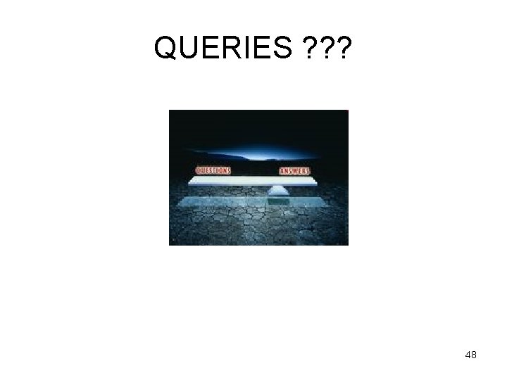 QUERIES ? ? ? 48 