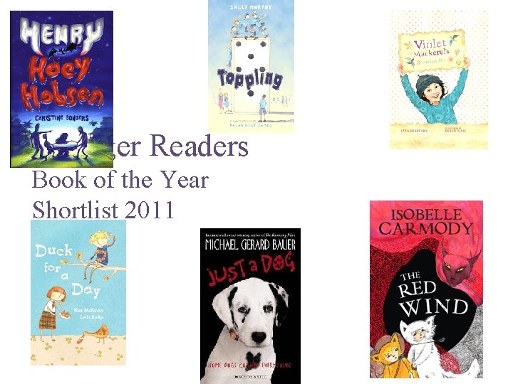 Younger Readers Book of the Year Shortlist 2011 