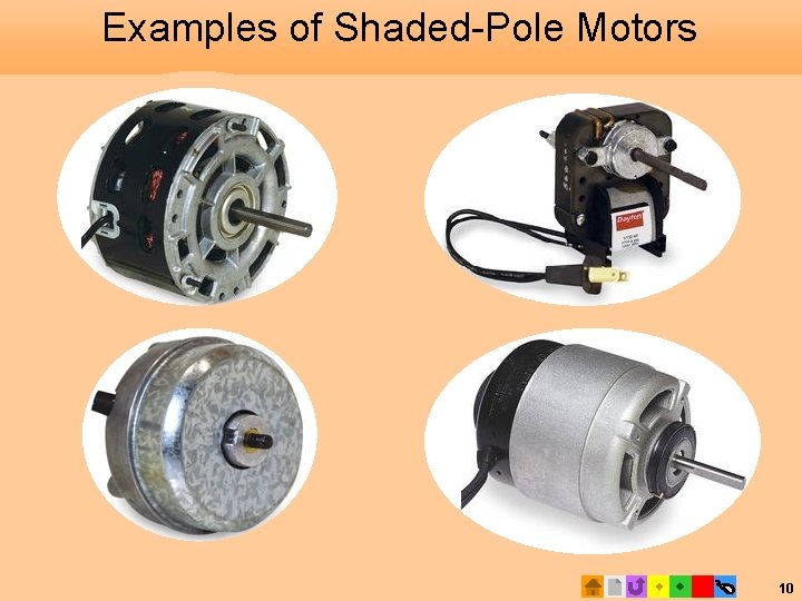 Examples of Shaded-Pole Motors 10 