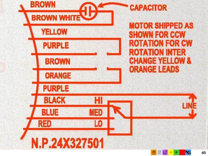  65 Motor Nameplate wiring diagram 