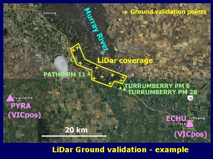 Li. Dar Ground validation - example 