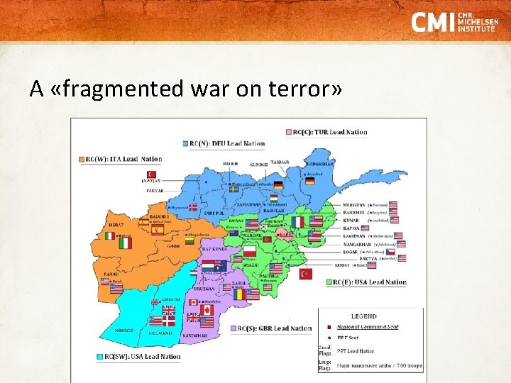 A «fragmented war on terror» 