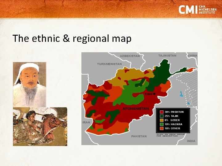 The ethnic & regional map 