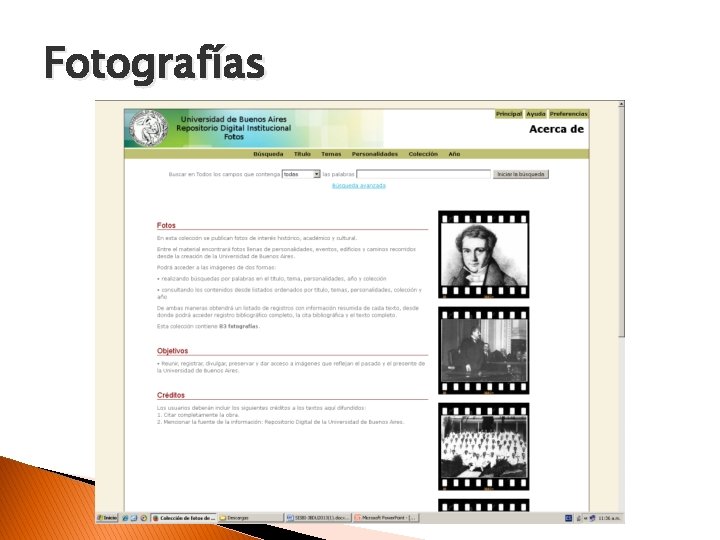 Fotografías 