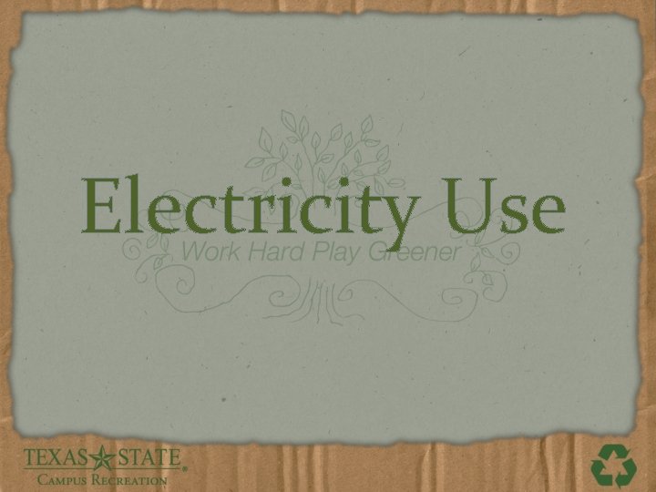 Electricity Use 