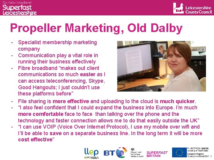 Propeller Marketing, Old Dalby - Specialist membership marketing company - Communication play a vital