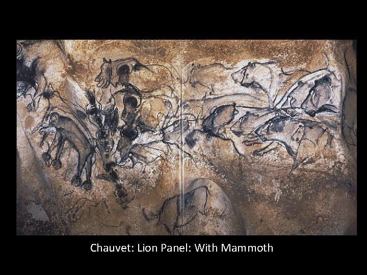 Chauvet: Lion Panel: With Mammoth 