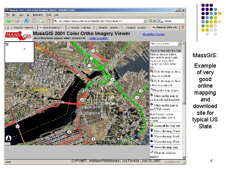 Mass. GIS: Example of very good online mapping and download site for typical US