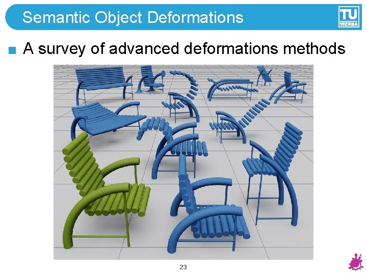Semantic Object Deformations A survey of advanced deformations methods 23 