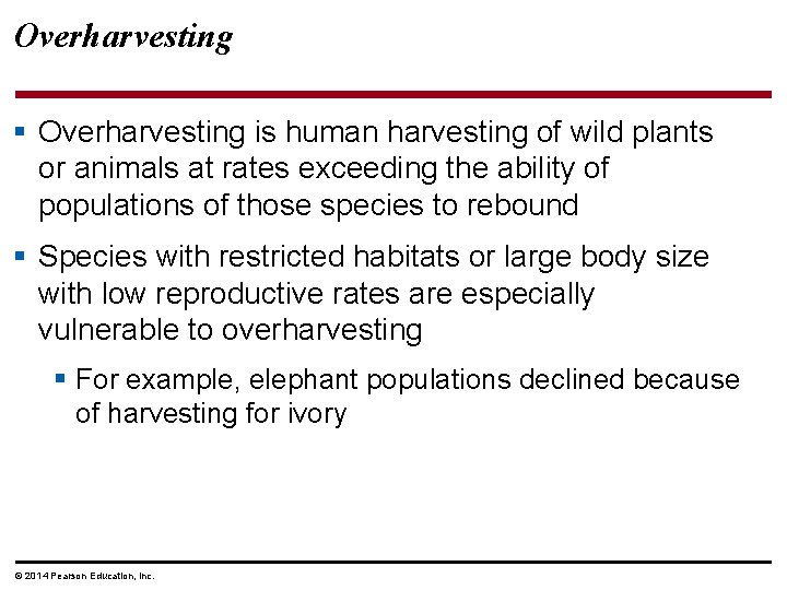 Overharvesting § Overharvesting is human harvesting of wild plants or animals at rates exceeding