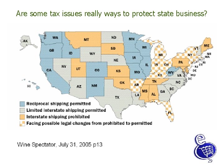 Are some tax issues really ways to protect state business? 29 
