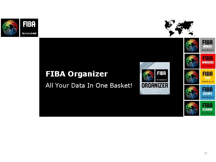 FIBA Organizer All Your Data In One Basket! 20 